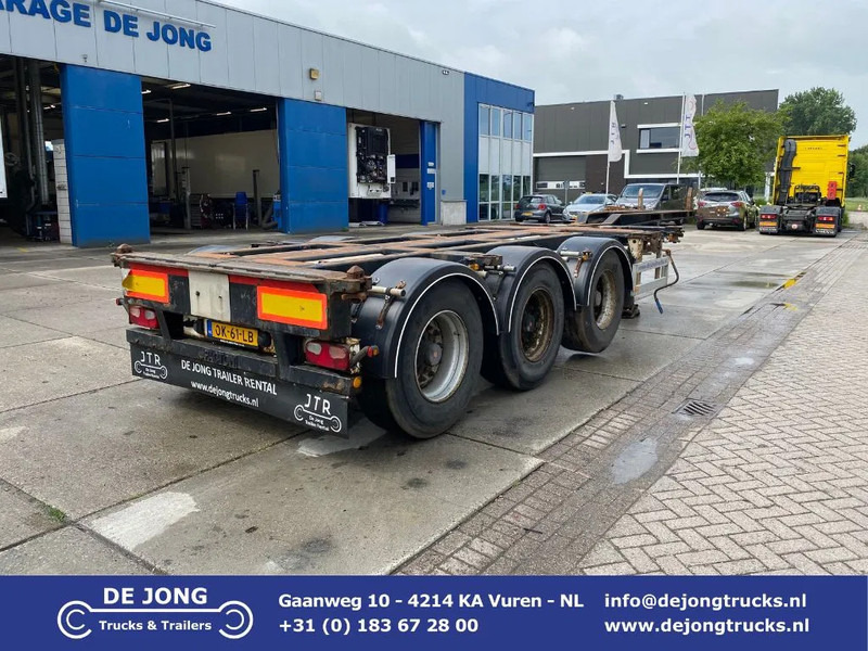 Pacton T3-010 / 3x Extendable / SAF + Drum / 1x lift - Container transporter/ Swap body semi-trailer: picture 1 Pacton T3-010 / 3x Extendable / SAF + Drum / 1x lift - Container transporter/ Swap body semi-trailer: picture 1