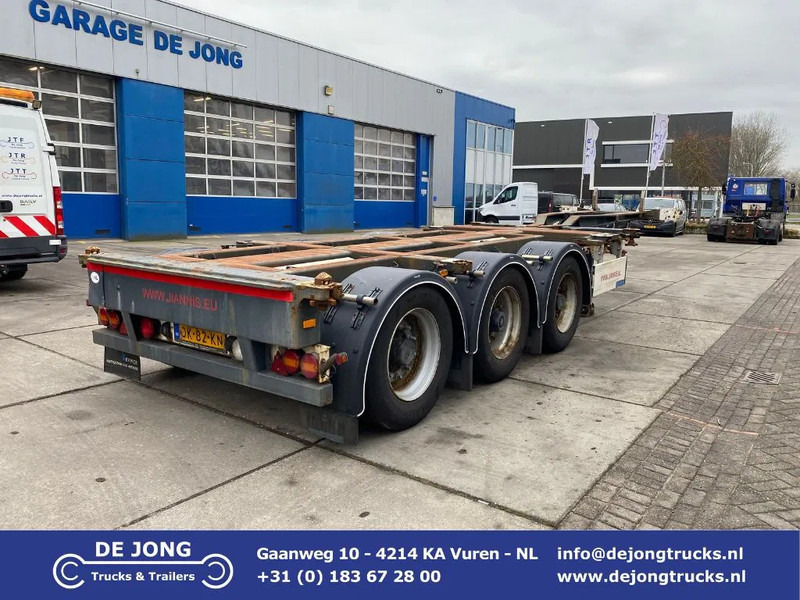 Pacton TXC 343 Multi / 3x Extendable / 1x Lift Axle - Container transporter/ Swap body semi-trailer: picture 1 Pacton TXC 343 Multi / 3x Extendable / 1x Lift Axle - Container transporter/ Swap body semi-trailer: picture 1
