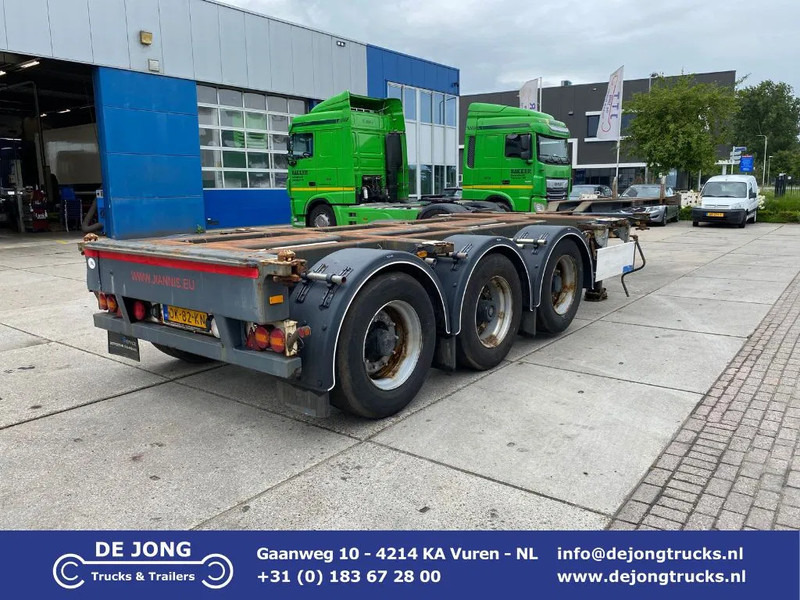 Pacton TXC 343 Multi / 3x Extendable / 1x Lift Axle - Container transporter/ Swap body semi-trailer: picture 1 Pacton TXC 343 Multi / 3x Extendable / 1x Lift Axle - Container transporter/ Swap body semi-trailer: picture 1