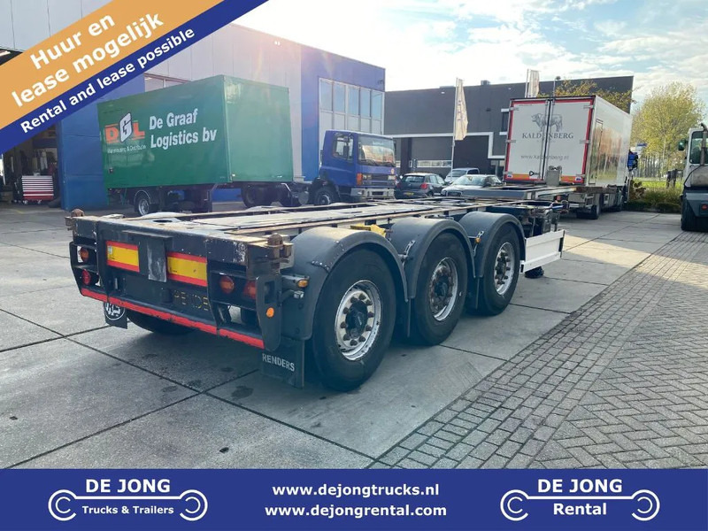 Renders Euro 800 3DFCST / Container Chassis / 45FT / 1x Lift Axle / 2x Extendable - Container transporter/ Swap body semi-trailer: picture 1 Renders Euro 800 3DFCST / Container Chassis / 45FT / 1x Lift Axle / 2x Extendable - Container transporter/ Swap body semi-trailer: picture 1