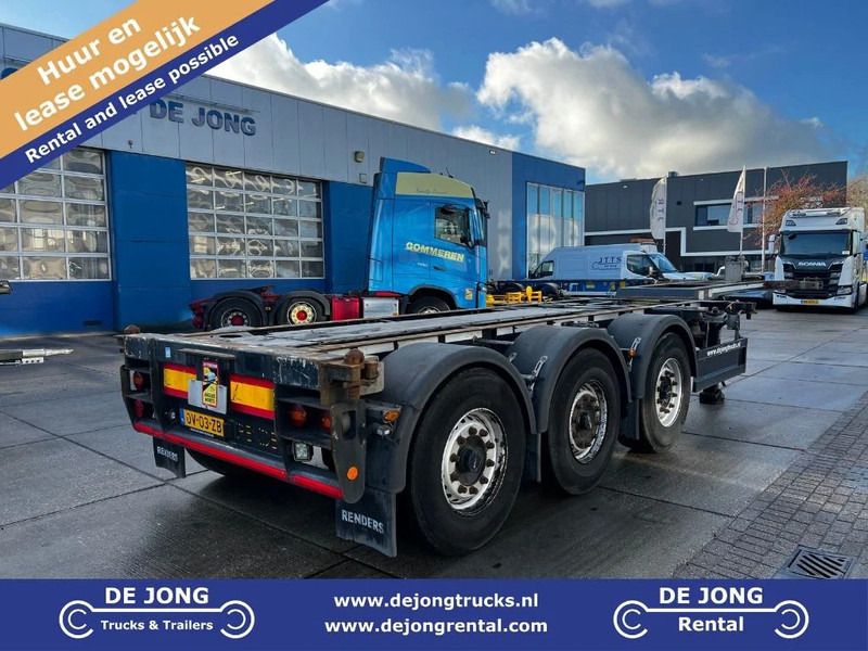 Renders F08FJ3HWSA Euro 800 3DFCST / Container Chassis / 45FT / 1x Lift Axle / 2x Extendable - Container transporter/ Swap body semi-trailer: picture 1 Renders F08FJ3HWSA Euro 800 3DFCST / Container Chassis / 45FT / 1x Lift Axle / 2x Extendable - Container transporter/ Swap body semi-trailer: picture 1