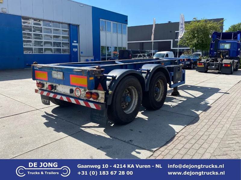 TURBO'S HOET 20 FT Container Chassis / APK t/m 3-2026 / BPW + Drum - Container transporter/ Swap body semi-trailer: picture 1 TURBO'S HOET 20 FT Container Chassis / APK t/m 3-2026 / BPW + Drum - Container transporter/ Swap body semi-trailer: picture 1