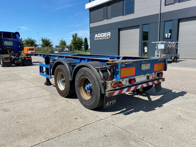 TURBO'S HOET 20 FT Container Chassis / APK t/m 3-2026 / BPW + Drum - Container transporter/ Swap body semi-trailer: picture 3 TURBO'S HOET 20 FT Container Chassis / APK t/m 3-2026 / BPW + Drum - Container transporter/ Swap body semi-trailer: picture 3