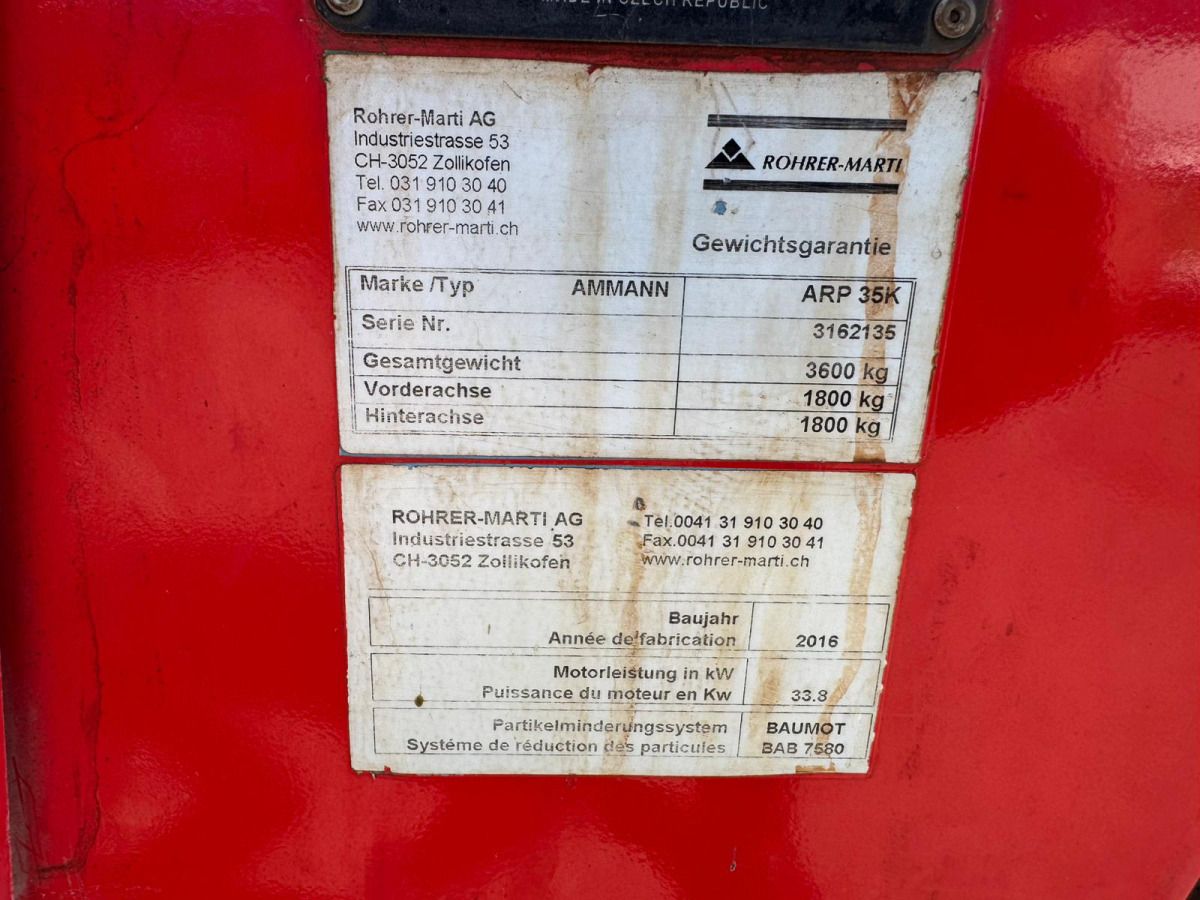 Leasing of AMMANN ARP 35 3.2T AMMANN ARP 35 3.2T: picture 9