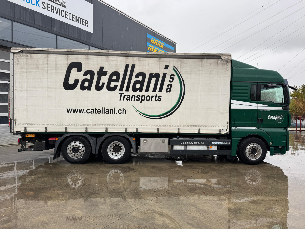 MAN TGX 26.480 6x2 - Curtainsider truck: picture 4 MAN TGX 26.480 6x2 - Curtainsider truck: picture 4