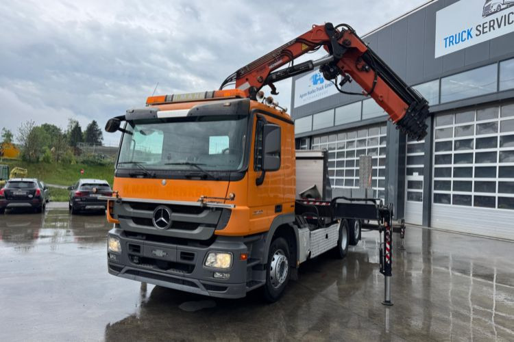 Mercedes-Benz Actros 2548 Atlas 290 Baumaschinentaxi - Crane truck: picture 2 Mercedes-Benz Actros 2548 Atlas 290 Baumaschinentaxi - Crane truck: picture 2