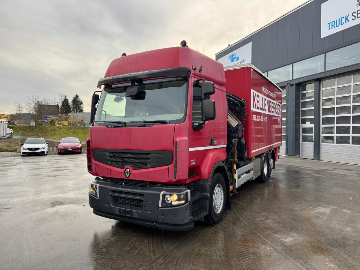 RENAULT Lander 460 6x2 HMF3722 4+4 - Crane truck: picture 1 RENAULT Lander 460 6x2 HMF3722 4+4 - Crane truck: picture 1