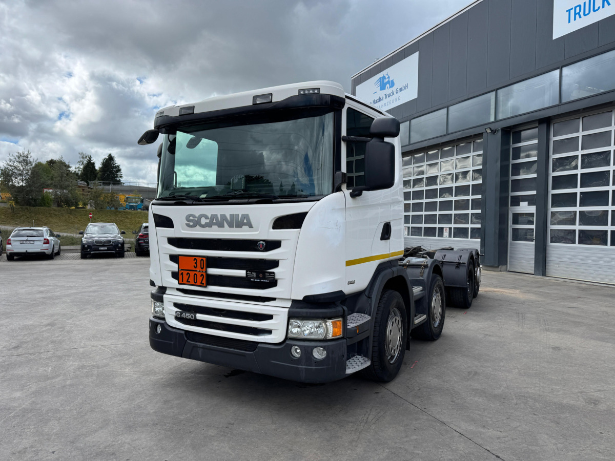 SCANIA G450 8x2 Fahrgestell - Cab chassis truck: picture 1 SCANIA G450 8x2 Fahrgestell - Cab chassis truck: picture 1
