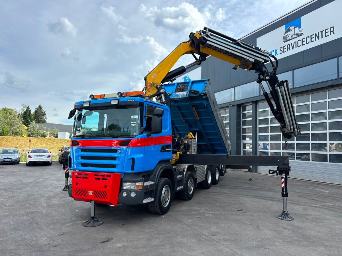 SCANIA R480 10x4 Fassi 660 Kipper 3S - Crane truck: picture 2 SCANIA R480 10x4 Fassi 660 Kipper 3S - Crane truck: picture 2
