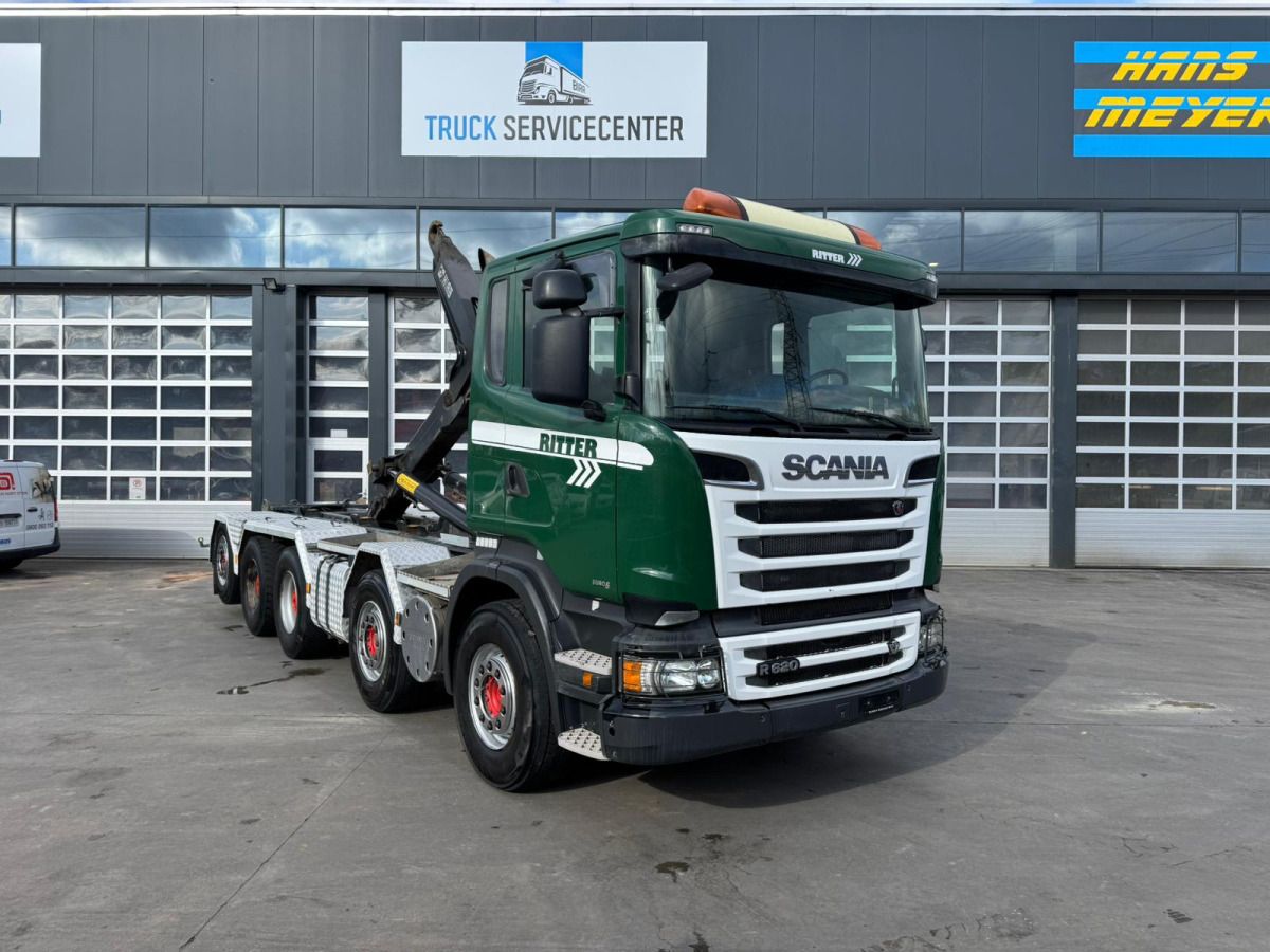 SCANIA R620 V8 10x4 Hiab 26T - Hook lift truck: picture 3 SCANIA R620 V8 10x4 Hiab 26T - Hook lift truck: picture 3