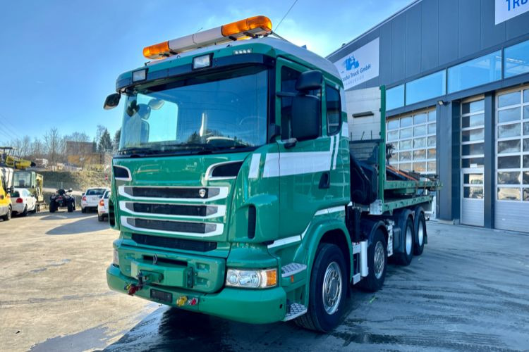 Scania R480 8x4 SWS SZM/Kran/Pritsche - Crane truck: picture 1 Scania R480 8x4 SWS SZM/Kran/Pritsche - Crane truck: picture 1
