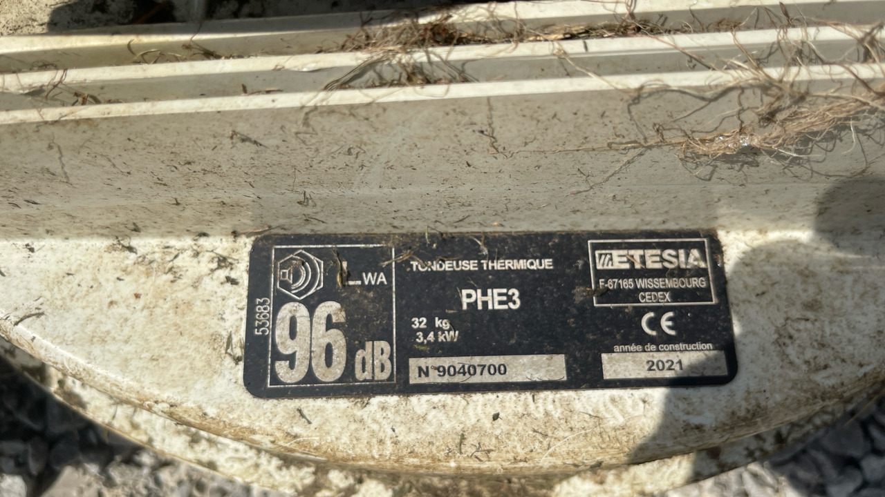 ETESIA PHE3 - Construction equipment: picture 5 ETESIA PHE3 - Construction equipment: picture 5