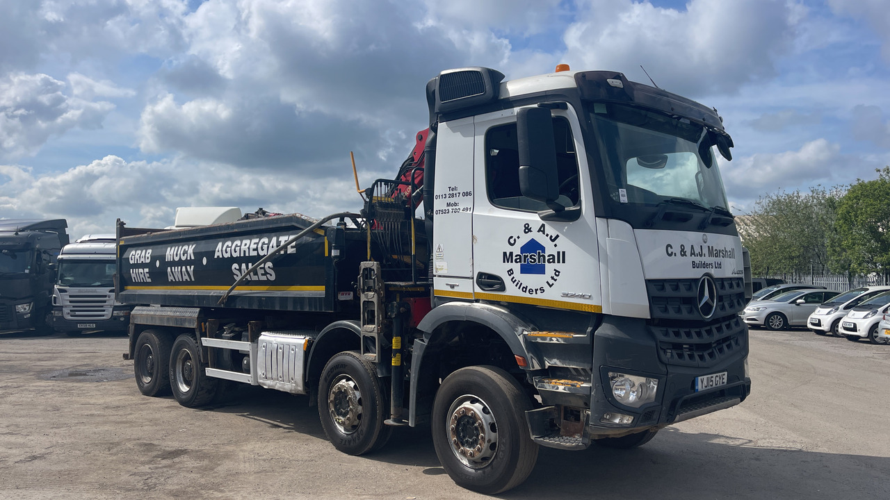 MERCEDES-BENZ AROCS 3240 - Tipper, Crane truck: picture 1 MERCEDES-BENZ AROCS 3240 - Tipper, Crane truck: picture 1