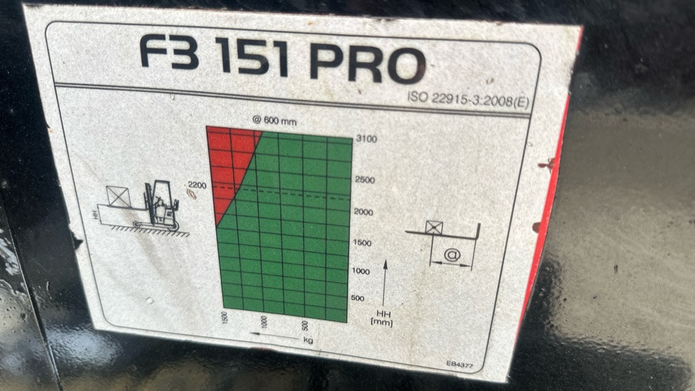 Diesel forklift PALFINGER F3 151: picture 13