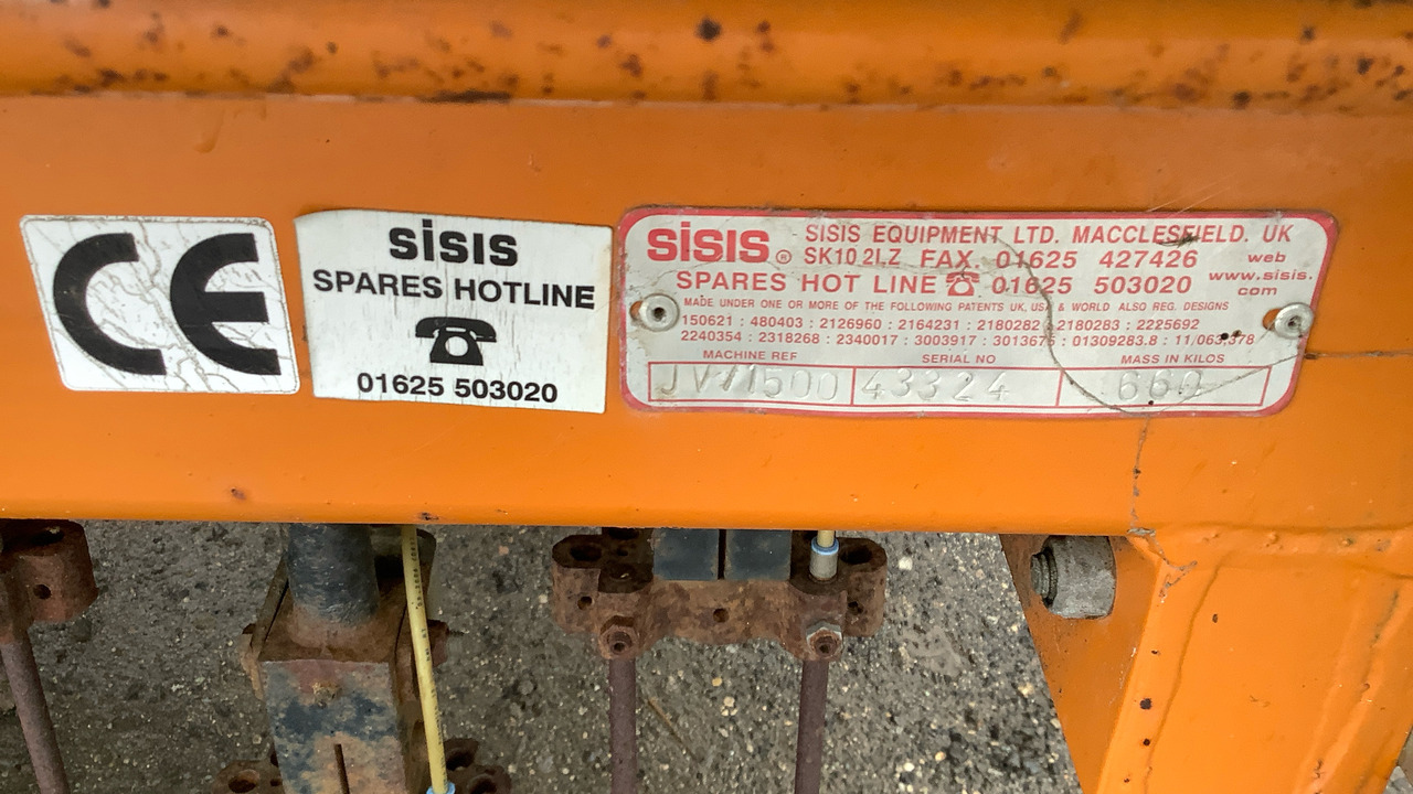 SISIS JV/1500 TRACTOR MOUNTED AERATOR - Construction equipment: picture 4 SISIS JV/1500 TRACTOR MOUNTED AERATOR - Construction equipment: picture 4