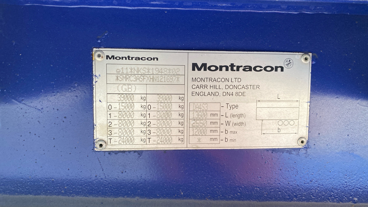 Trailer MONTRACON STEPFRAME  FLAT: picture 12