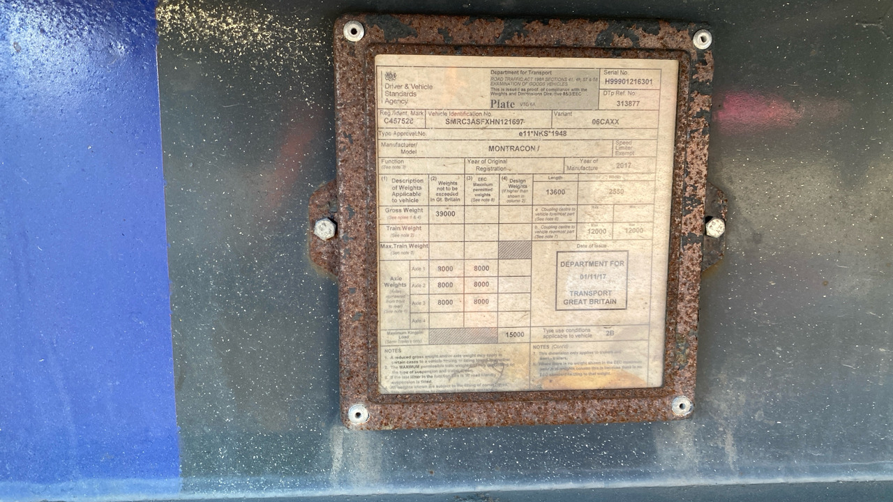 Trailer MONTRACON STEPFRAME  FLAT: picture 11
