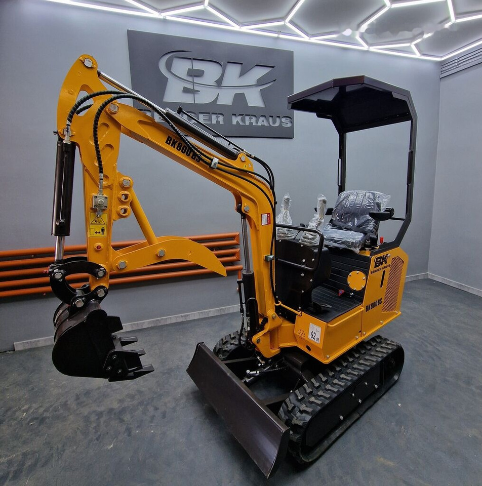 Berger Kraus BK800BS Nowa minikoparka Mini excavator Torsion arm - Mini excavator: picture 1 Berger Kraus BK800BS Nowa minikoparka Mini excavator Torsion arm - Mini excavator: picture 1