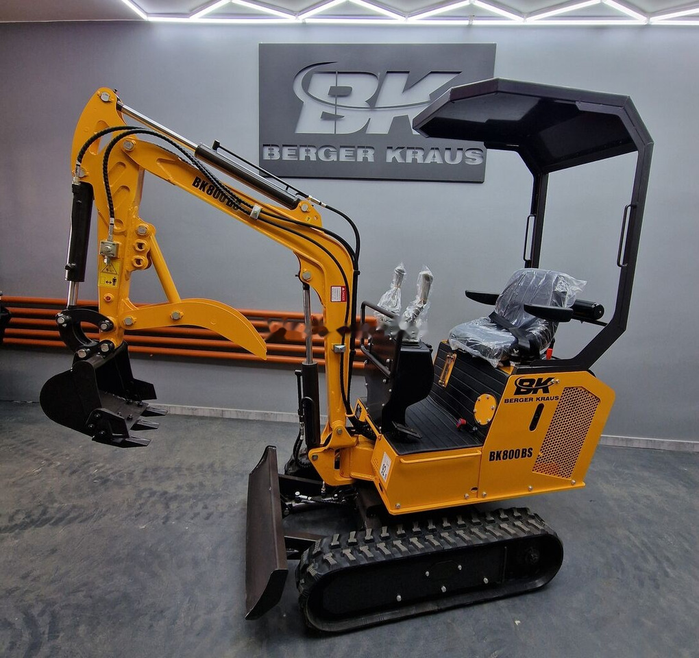 Berger Kraus BK800BS Nowa minikoparka Mini excavator Torsion arm - Mini excavator: picture 2 Berger Kraus BK800BS Nowa minikoparka Mini excavator Torsion arm - Mini excavator: picture 2