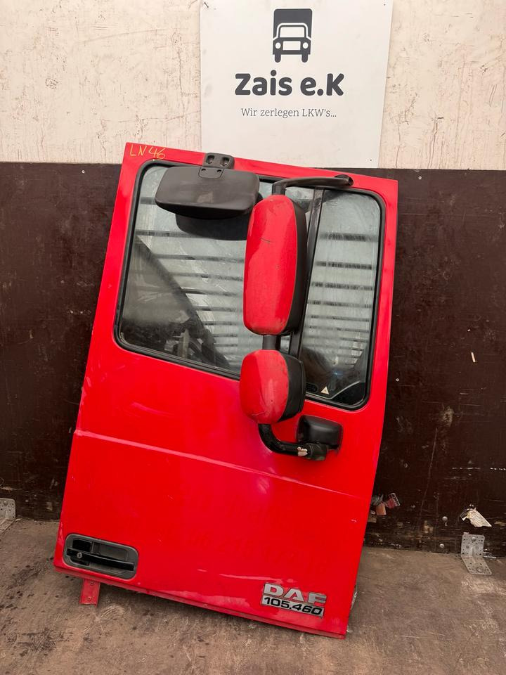 DAF XF 105,460 Beifahrertür Rot Spiegel Innenverkleidung LN 46 - Door and parts for Truck: picture 1 DAF XF 105,460 Beifahrertür Rot Spiegel Innenverkleidung LN 46 - Door and parts for Truck: picture 1