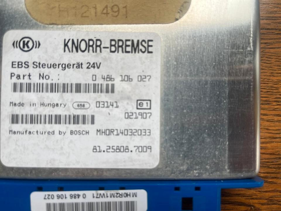 MAN KNORR BREMSE EBS Steuergerät 81.25808.7009 - ECU for Truck: picture 2 MAN KNORR BREMSE EBS Steuergerät 81.25808.7009 - ECU for Truck: picture 2