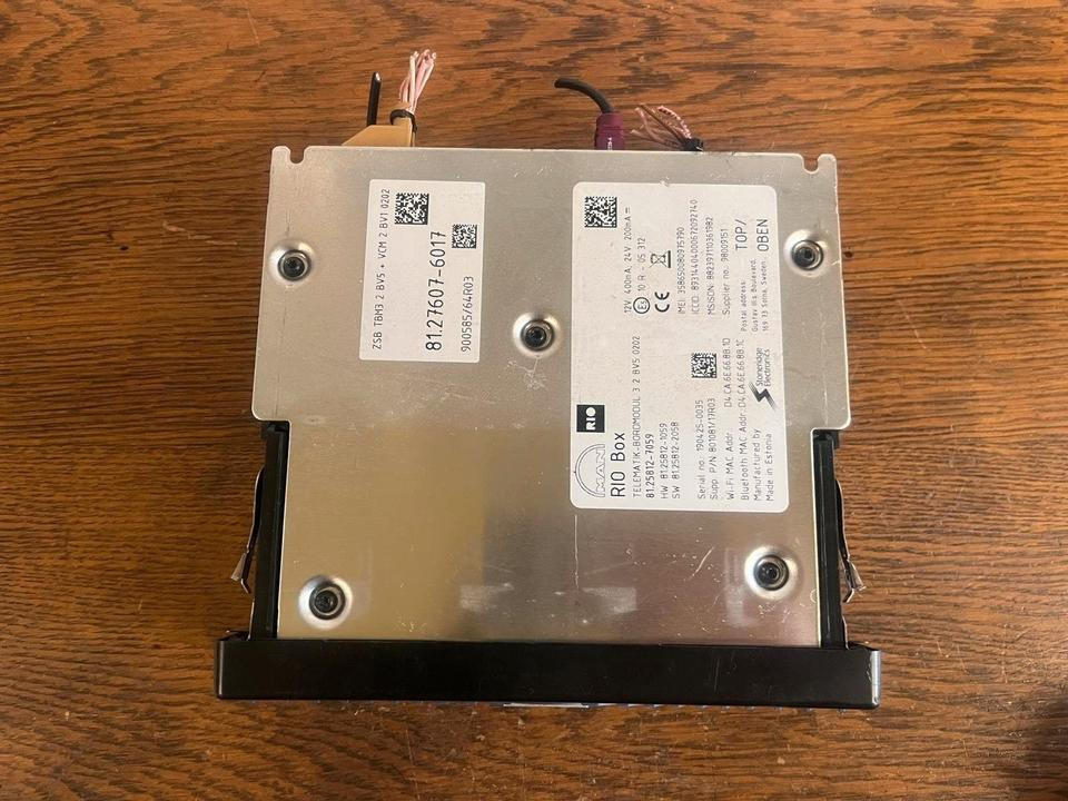 MAN RIO Telematik Bordmodul 3 Steuergerät 81.27607-6017 - ECU for Truck: picture 4 MAN RIO Telematik Bordmodul 3 Steuergerät 81.27607-6017 - ECU for Truck: picture 4