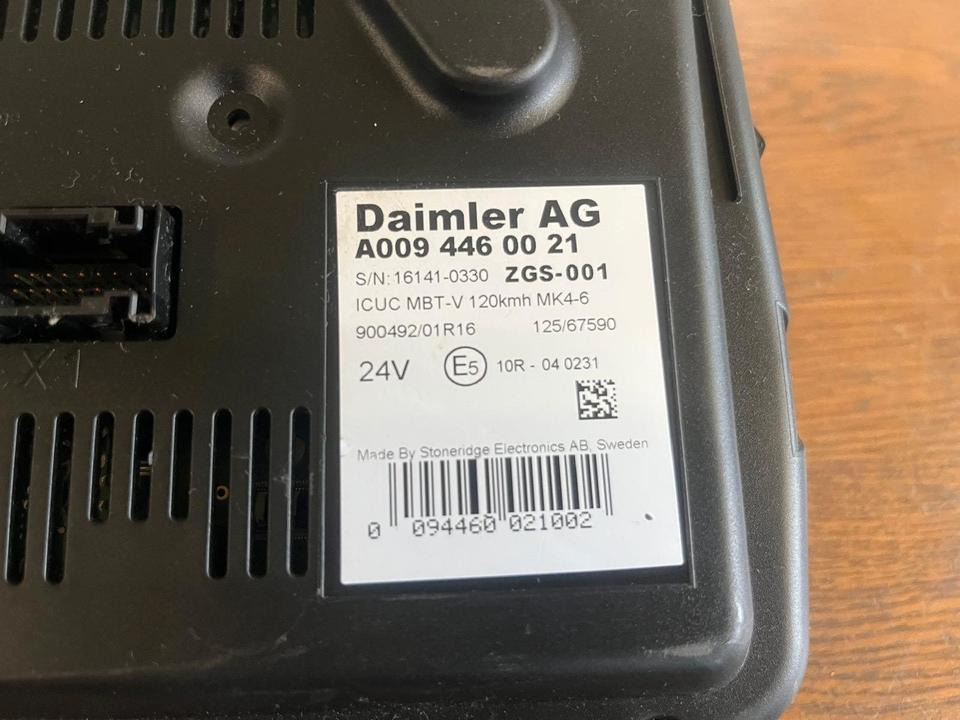 Mercedes Benz Actros MP4 Kombiinstrument / Tacho A0094460021 - Dashboard for Truck: picture 3 Mercedes Benz Actros MP4 Kombiinstrument / Tacho A0094460021 - Dashboard for Truck: picture 3