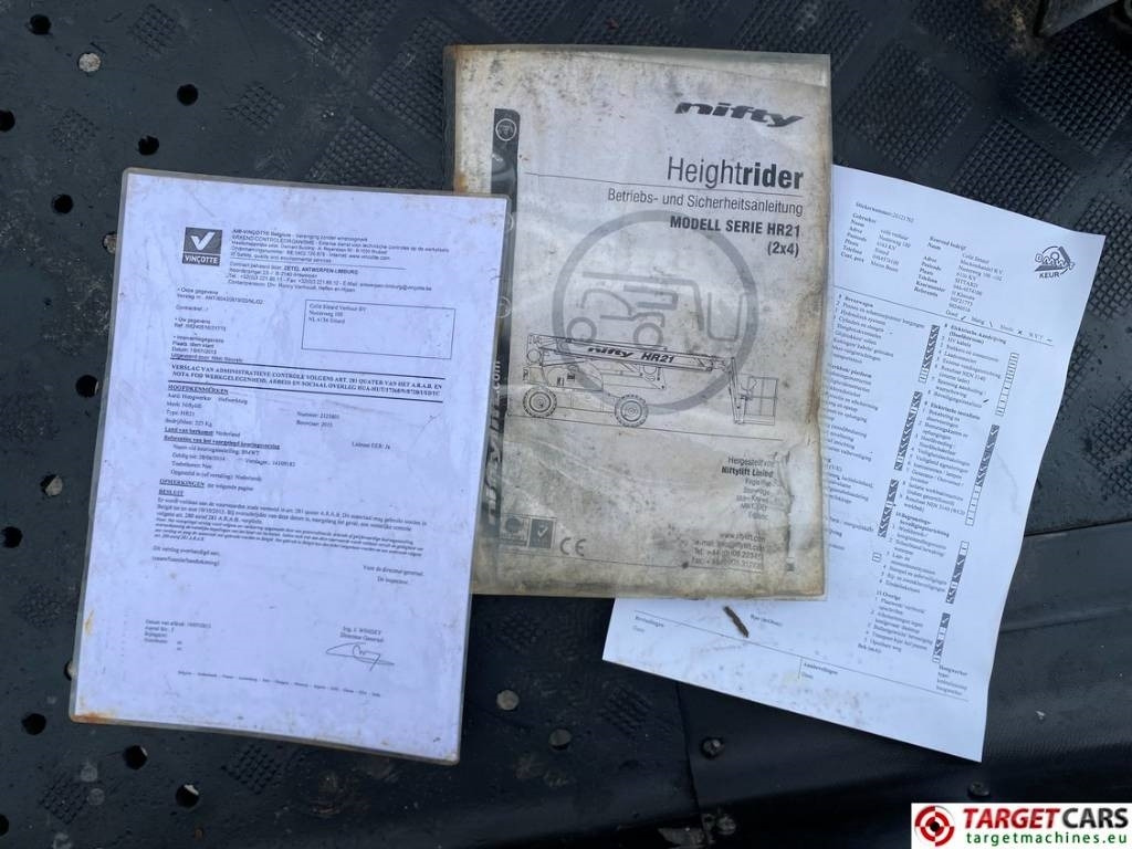 Articulated boom Niftylift HR21DE HyBrid Articulated Boom Work Lift 2080cm: picture 38