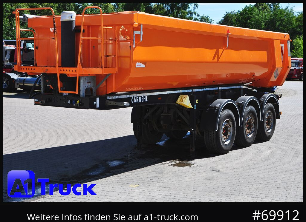 Tipper semi-trailer CARNEHL CHKS/HH, Stahl, Lift  4x4 f. Allrad SZM: picture 13