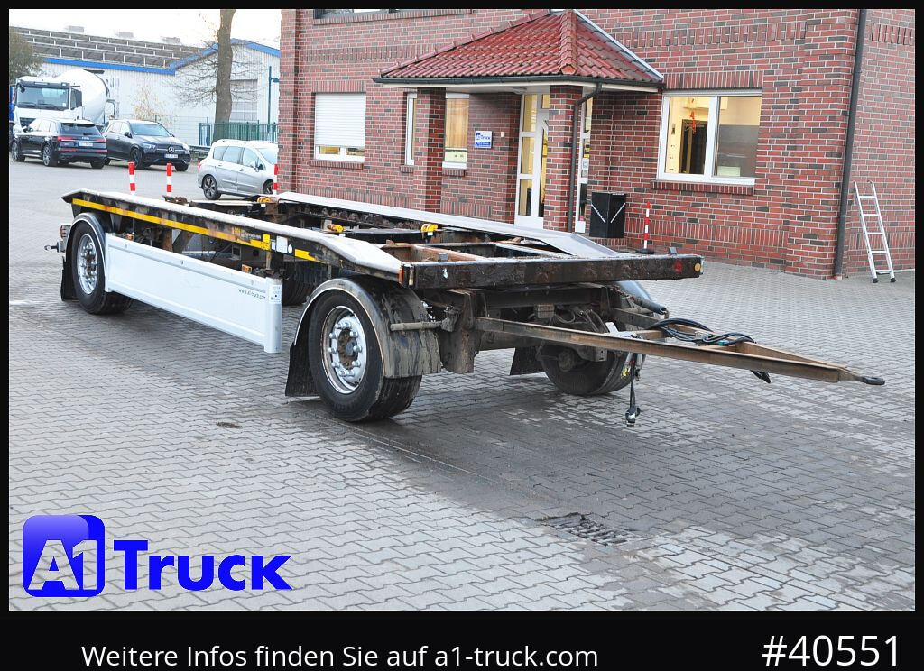 HUEFFERMANN HAR 1870, luft, Scheibenbremesen, - Roll-off/ Skip trailer: picture 1 HUEFFERMANN HAR 1870, luft, Scheibenbremesen, - Roll-off/ Skip trailer: picture 1