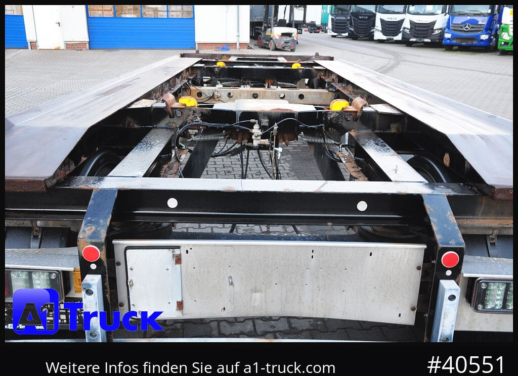 HUEFFERMANN HAR 1870, luft, Scheibenbremesen, - Roll-off/ Skip trailer: picture 2 HUEFFERMANN HAR 1870, luft, Scheibenbremesen, - Roll-off/ Skip trailer: picture 2