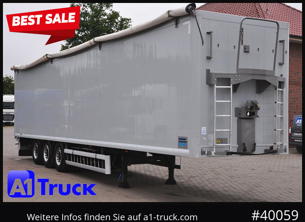 KNAPEN K100, Liftachse, Funk ca. 90m³ - Walking floor semi-trailer: picture 1 KNAPEN K100, Liftachse, Funk ca. 90m³ - Walking floor semi-trailer: picture 1