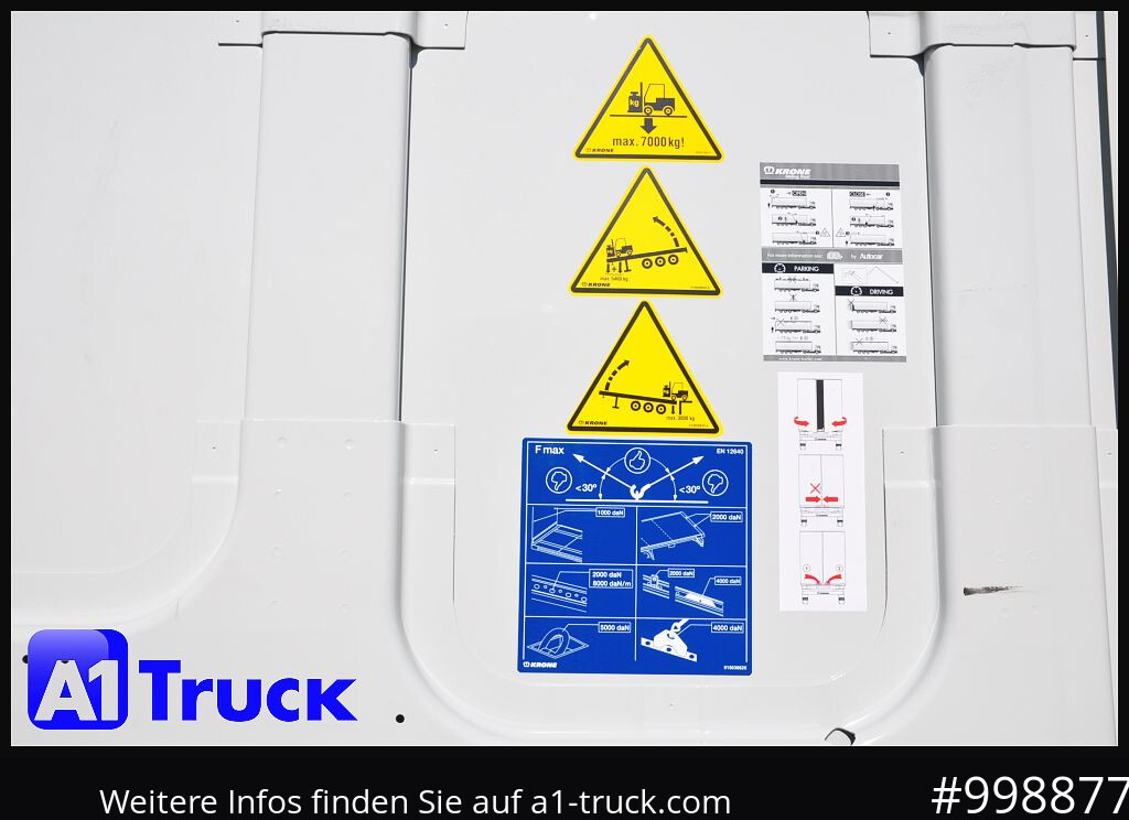 KRONE 5 x SD Tautliner, mit TPMS, NEU, sofort verfügbar, - Curtainsider semi-trailer: picture 3 KRONE 5 x SD Tautliner, mit TPMS, NEU, sofort verfügbar, - Curtainsider semi-trailer: picture 3