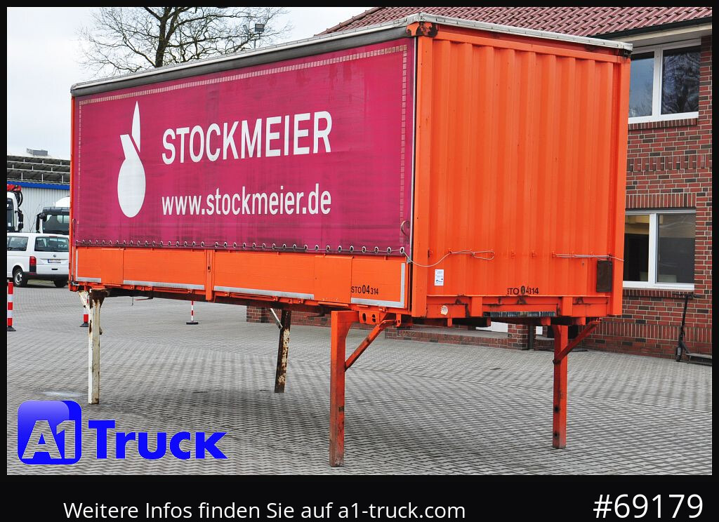 KRONE 7,45 BDF Wechselbrücke, Bordwand + Schiebeplane - Curtainside swap body: picture 1 KRONE 7,45 BDF Wechselbrücke, Bordwand + Schiebeplane - Curtainside swap body: picture 1