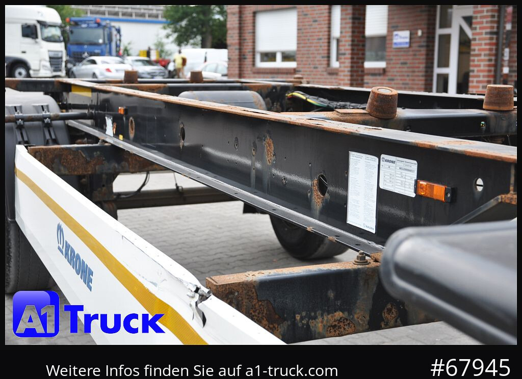 KRONE AZ 18, Standard BDF, 1 Vorbesitzer, BPW - Container transporter/ Swap body trailer: picture 3 KRONE AZ 18, Standard BDF, 1 Vorbesitzer, BPW - Container transporter/ Swap body trailer: picture 3