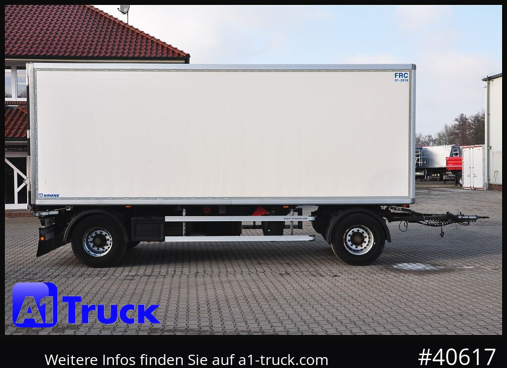 Closed box trailer KRONE Koffer ISO, stakr isoliert ehemaliger Kühlkoffer, Aluboden: picture 8
