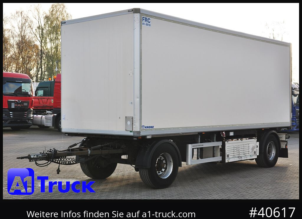 Closed box trailer KRONE Koffer ISO, stakr isoliert ehemaliger Kühlkoffer, Aluboden: picture 13