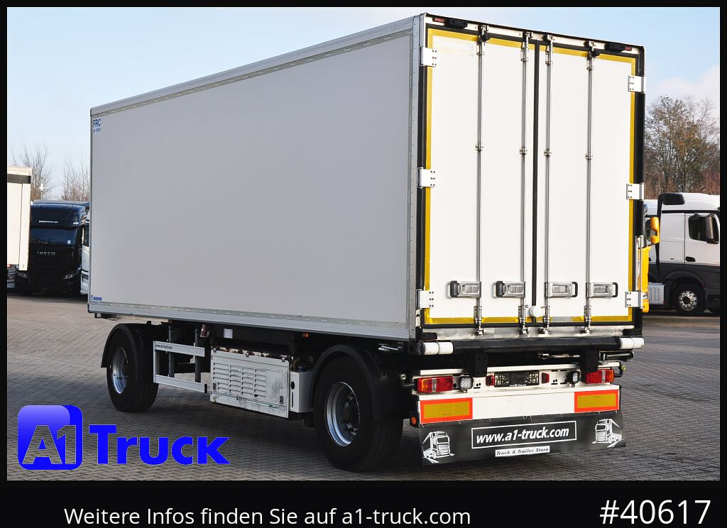 Closed box trailer KRONE Koffer ISO, stakr isoliert ehemaliger Kühlkoffer, Aluboden: picture 11