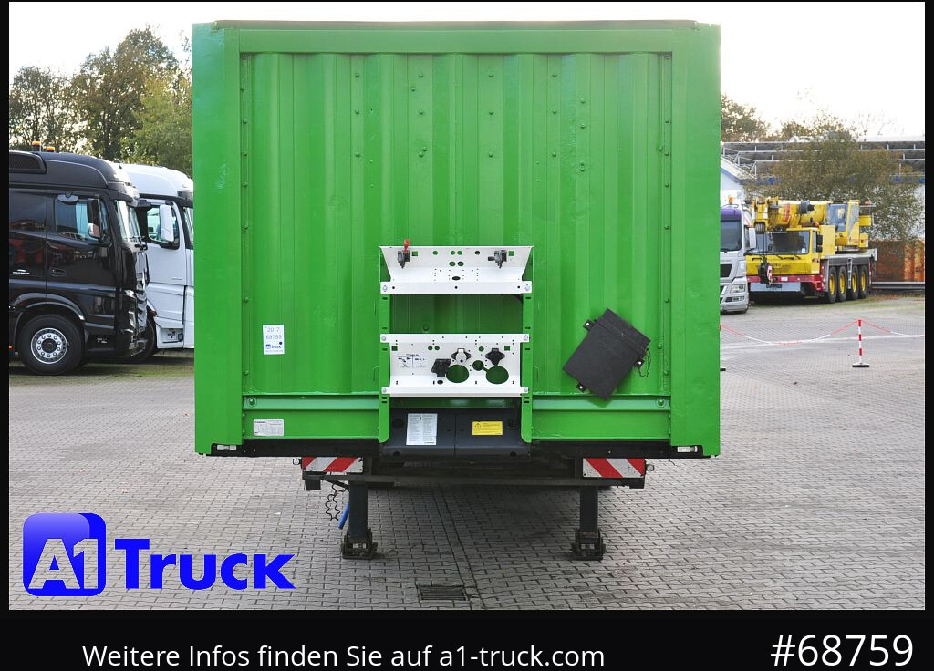 KRONE Mega, Plattform, Liftachse, Container,Twistlock, - Dropside/ Flatbed semi-trailer: picture 2 KRONE Mega, Plattform, Liftachse, Container,Twistlock, - Dropside/ Flatbed semi-trailer: picture 2