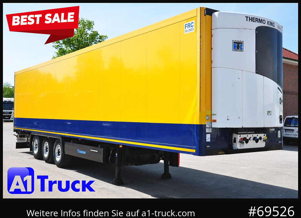 KRONE SD, ThermoKing SLX i 300, Doppelstock, - Refrigerator semi-trailer: picture 1 KRONE SD, ThermoKing SLX i 300, Doppelstock, - Refrigerator semi-trailer: picture 1
