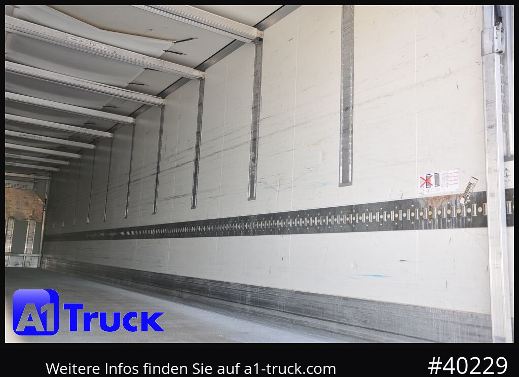 Refrigerator semi-trailer KRONE SDR 27 Carrier 1950. LBW, Taillift,Blumen, 3077Std.: picture 14