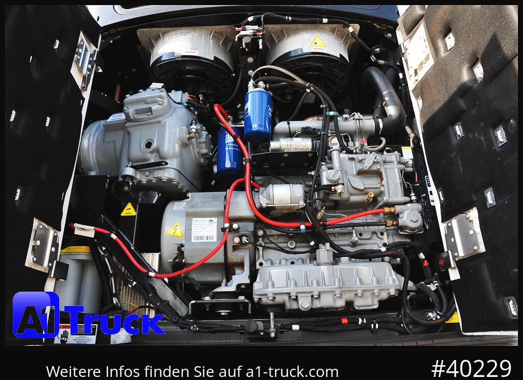 Refrigerator semi-trailer KRONE SDR 27 Carrier 1950. LBW, Taillift,Blumen, 3077Std.: picture 7
