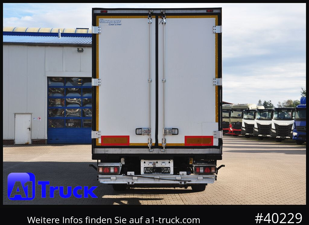 Refrigerator semi-trailer KRONE SDR 27 Carrier 1950. LBW, Taillift,Blumen, 3077Std.: picture 11