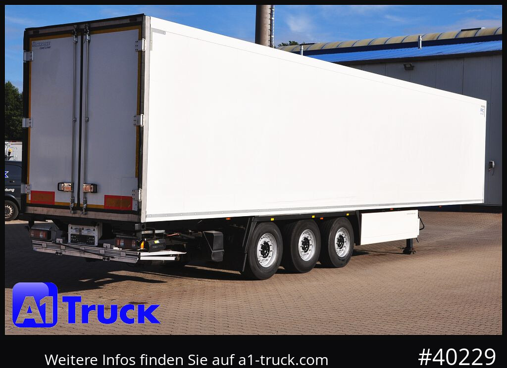 Refrigerator semi-trailer KRONE SDR 27 Carrier 1950. LBW, Taillift,Blumen, 3077Std.: picture 9