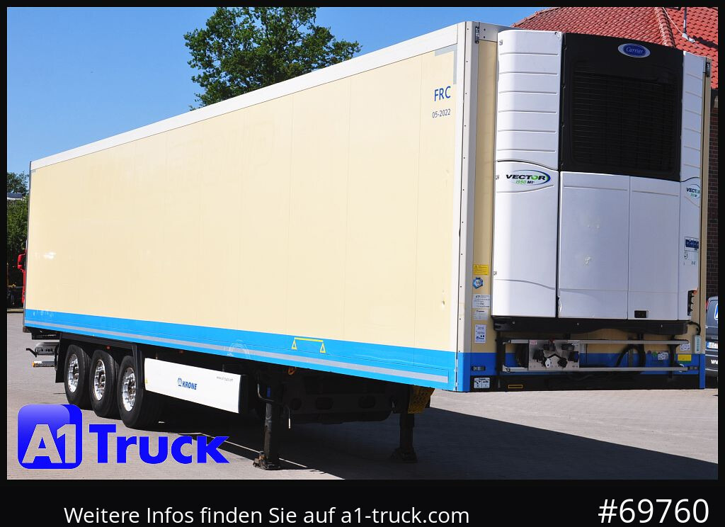 KRONE SDR 27 Carrier 1950 Mt., Lift, Multitemp. - Refrigerator semi-trailer: picture 1 KRONE SDR 27 Carrier 1950 Mt., Lift, Multitemp. - Refrigerator semi-trailer: picture 1