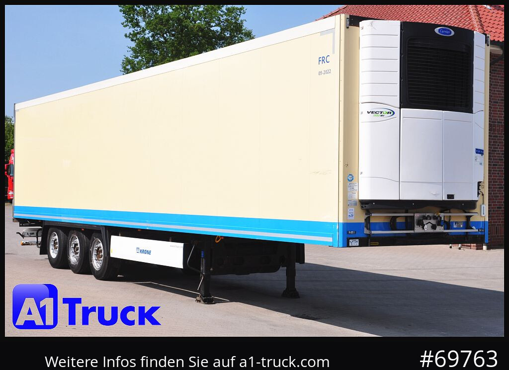 KRONE SDR 27 Carrier 1950 Mt., Lift, Multitemp. - Refrigerator semi-trailer: picture 1 KRONE SDR 27 Carrier 1950 Mt., Lift, Multitemp. - Refrigerator semi-trailer: picture 1