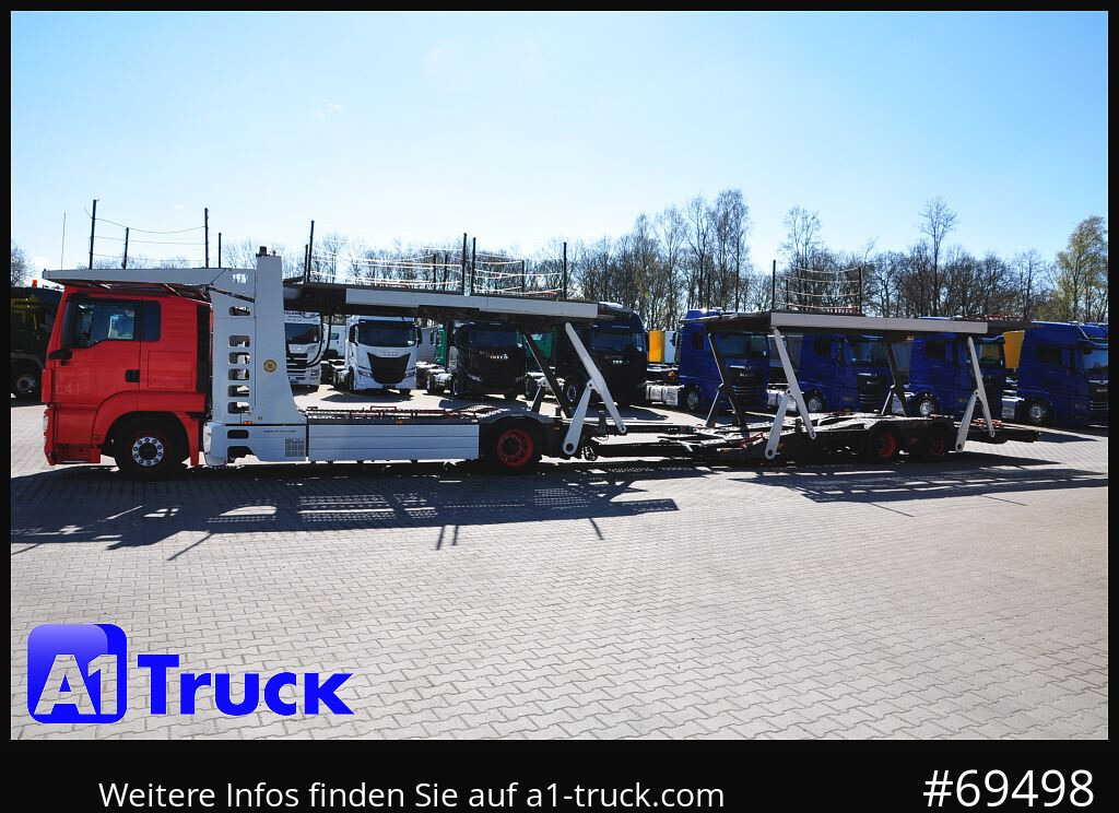 Autotransporter truck MAN 18.400 TGX, Autotransporter Kässbohrer,: picture 11