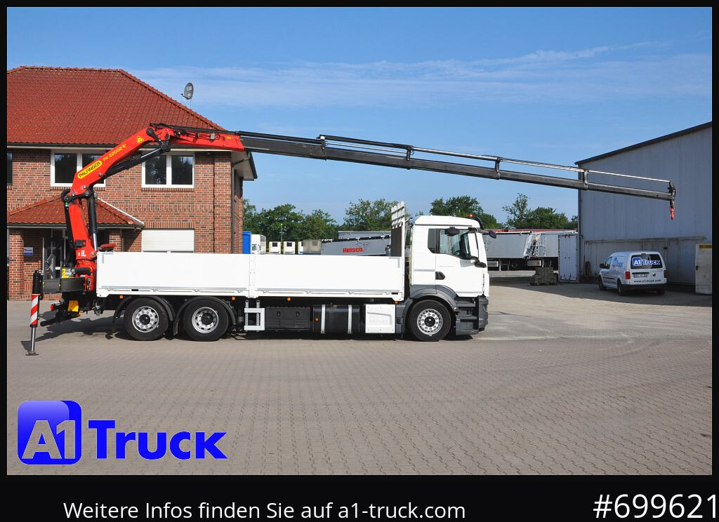 MAN TGS 26.470, Kran PK22.002, 15m, - Dropside/ Flatbed truck, Crane truck: picture 1 MAN TGS 26.470, Kran PK22.002, 15m, - Dropside/ Flatbed truck, Crane truck: picture 1