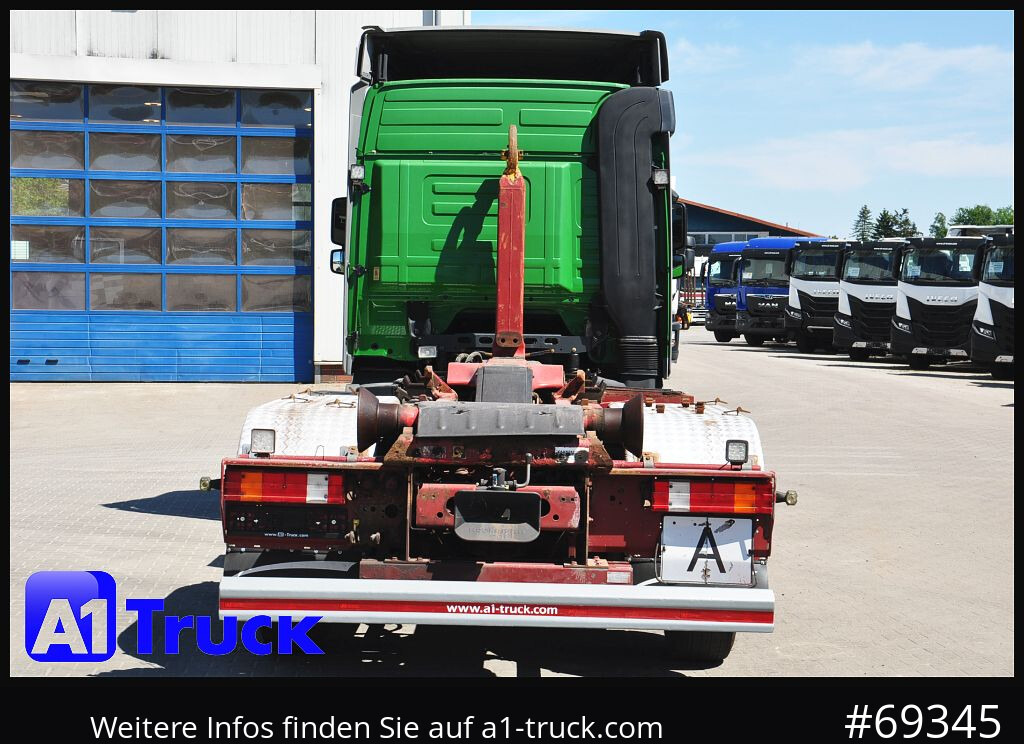 Hook lift truck MERCEDES-BENZ Actros 2544 MP, HIAB XR 21S, Retarder: picture 10