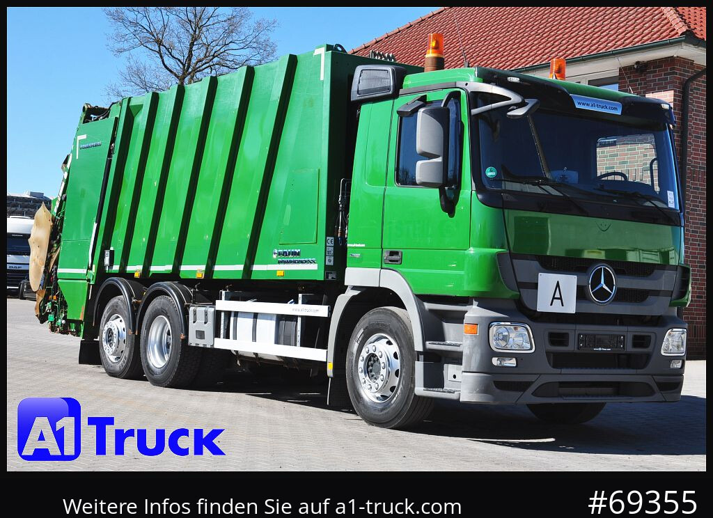 MERCEDES-BENZ Actros 2636, Faun Powerpress, Hecklader, - Garbage truck: picture 1 MERCEDES-BENZ Actros 2636, Faun Powerpress, Hecklader, - Garbage truck: picture 1